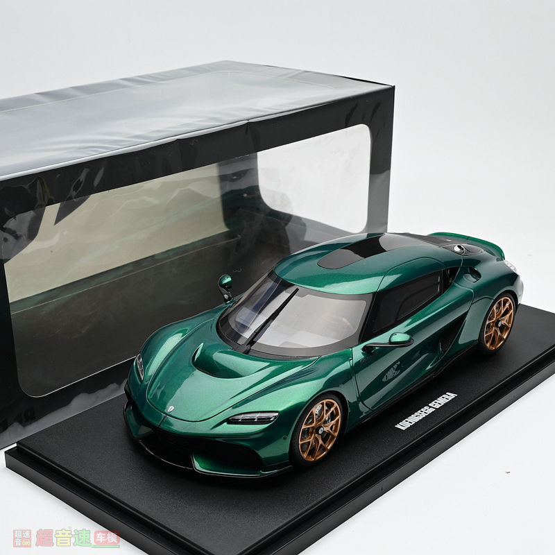 GT Spirit 1: 18 KOENIXEGG GEMERA KOENIXEGG GEMERA KOENIXEG เรซิ่นรถรุ่นผลิตภัณฑ์สําเร็จรูป