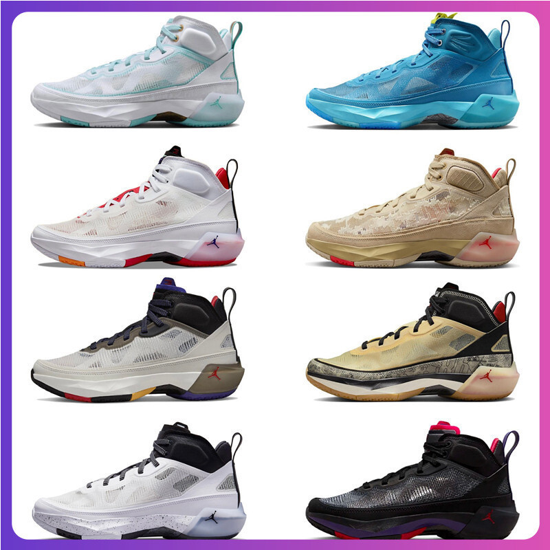 Jordan 37 Royal รองเท้าบาสเก็ตบอลเบาะลม กันลื่น ทนทาน ออกแบบมาเพื่อผู้เล่นมืออาชีพและการแข่งขัน