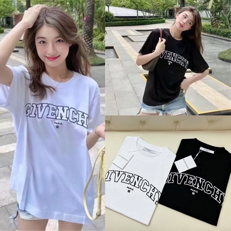 STF_SHOPเสื้อยืด แขนสั้น คอกลม งานคอป้าย สกรีนลาย แฟชั่น งานunisexใส่ได้ทั้งหญิง-ชาย
