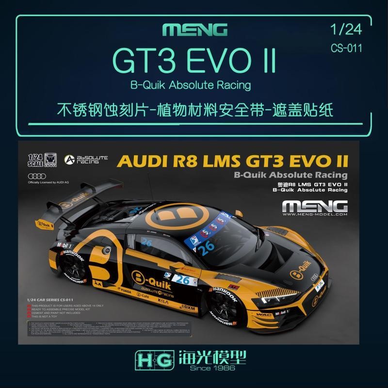MENG CS-011 R8 LMS GT3 EVO II B-QuikAbsoluteRacing