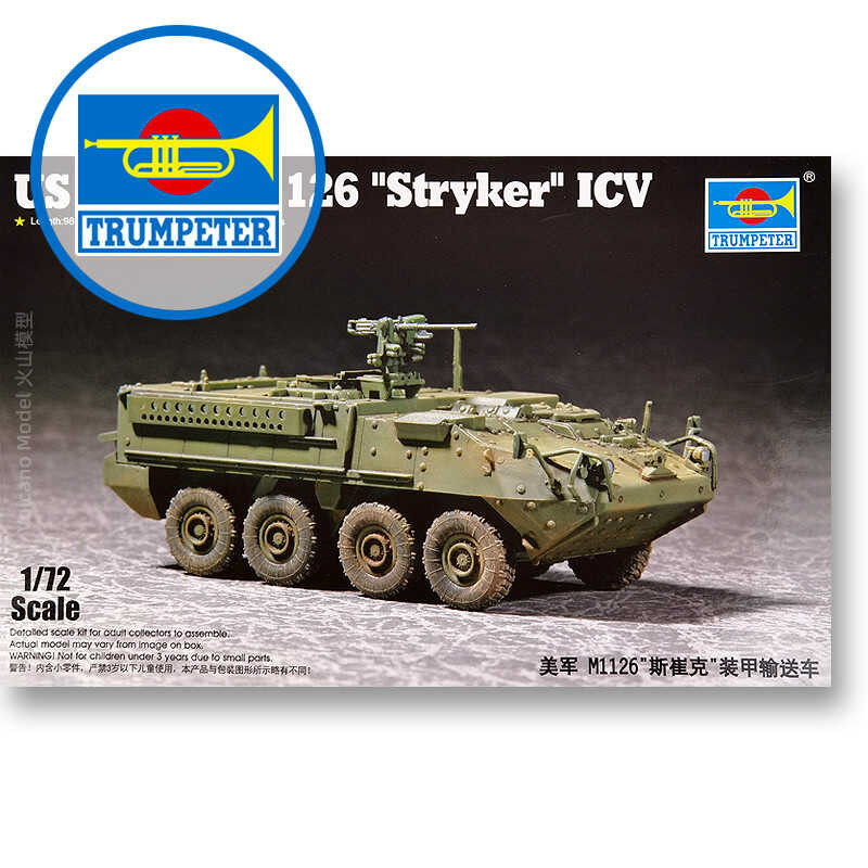 ทรัมเป็ตเตอร์ 07255 1/72 รถขนส่งทหารหุ้มเกราะ M1126 "สไตรเกอร์" ของสหรัฐฯ