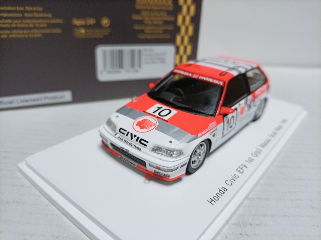 Spark 1 43 Honda Civic Macau Glenn Pizza Racing รุ่น Civic EF9 1990 Idemitsu