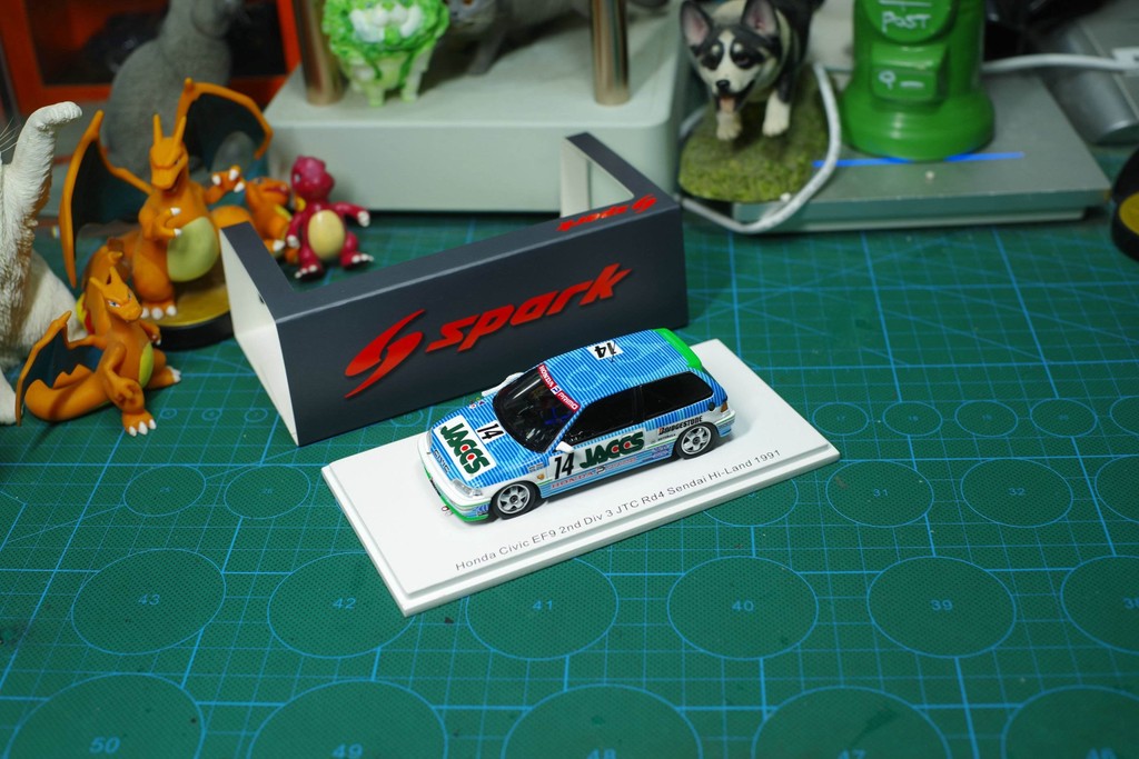 SPARK รุ่น 1/43 1991 Sentai Honda Civic Honda Civic EF9 14 #