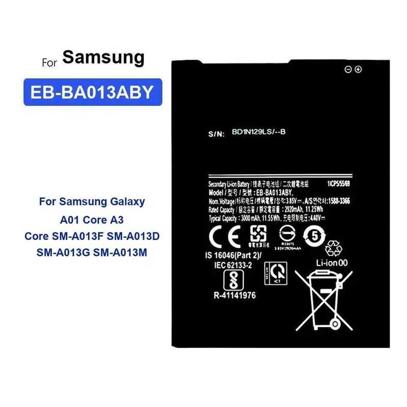 Battery EB-BA013ABY 3000mAh For Samsung Galaxy A01 Core A3 Core SM-A013F SM-A013D SM-A013G SM-A013M