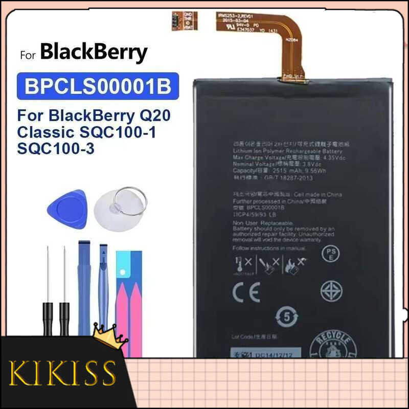 for BlackBerry Q20 Classic SQC100-1 SQC100-3 BPCLS00001B แบตเตอรี่ 2515mAh