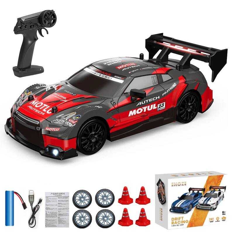 C High Speed RC Drift Cars Mustang Vehicle 4Wd Full Scale Remote Control Racing Car With Led Gift C