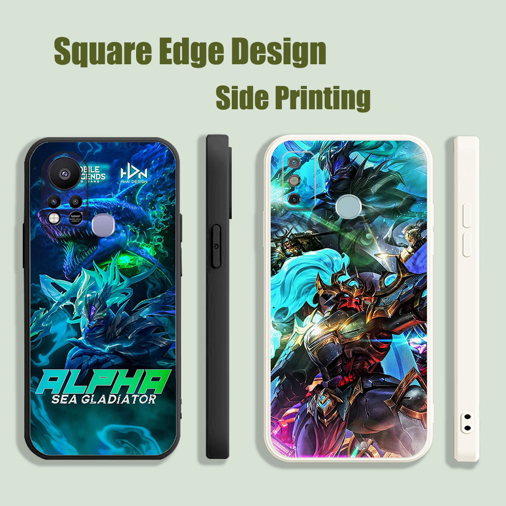 เคสสําหรับ Samsung Galaxy A12 A10 A10S A02S A03S A50 A31 A11(EU) MLBB Alpha Mobile Legends Alpha ide