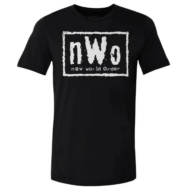 Wrestler สีดํา NWo Retro กราฟิกเสื้อยืดสําหรับผู้ชายผู้หญิงขนาดใหญ่ T เสื้อลําลองแขนสั้น