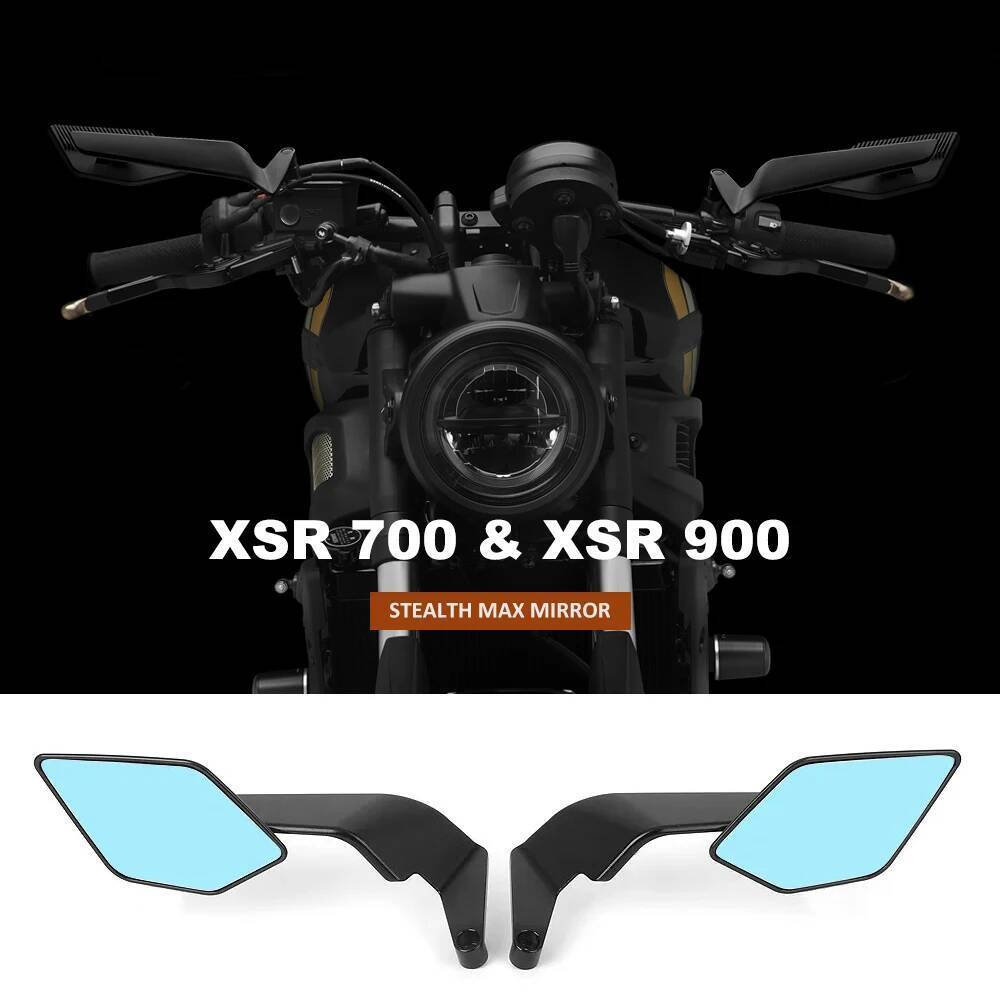 อุปกรณ์เสริมรถจักรยานยนต์ Stealth Max กระจกมองหลังด้านข้างกระจกมองหลังสําหรับ YAMAHA XSR 900 XSR900 
