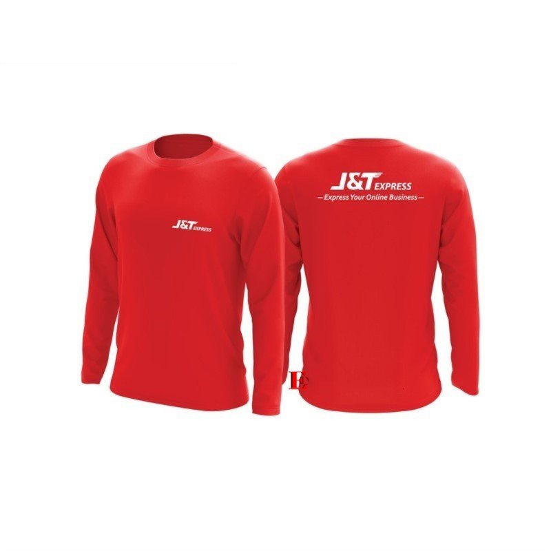 เสื้อแขนยาว Gjnt J&T JT Express เป็นเสื้อยืด Leki Perempuan