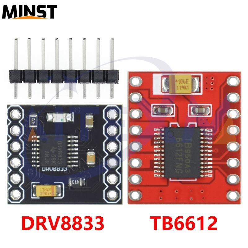 TB6612 DRV8833 ไดร์เวอร์มอเตอร์คู่ 1A TB6612FNG สําหรับ Arduino Microcontroller ดีกว่า L298N
