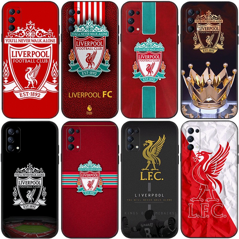 OPPO A57E A58 A58X A59F1s A60 A74 A76 A77F3 A78 A16 A16S A16k A16E ความเข้ากันได้TPUเคสโทรศัพท์นุ่มฝาครอบป้องกันลิเวอร์พูลFC
