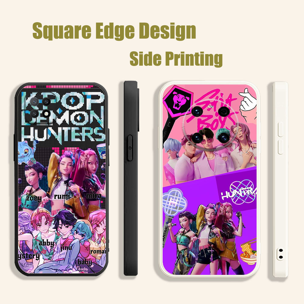 ปลอกสําหรับ OPPO Reno6 Reno 7 7z 5K A16E A16K A94 jiu Saja ชาย kpop นักล่าปีศาจ BOD06 เคสโทรศัพท์ขอบ
