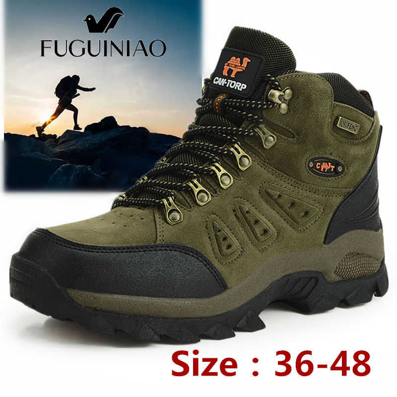 รองเท้าลำลองผู้ชาย Fuguiniao กันน้ำ กันลื่น 36-48