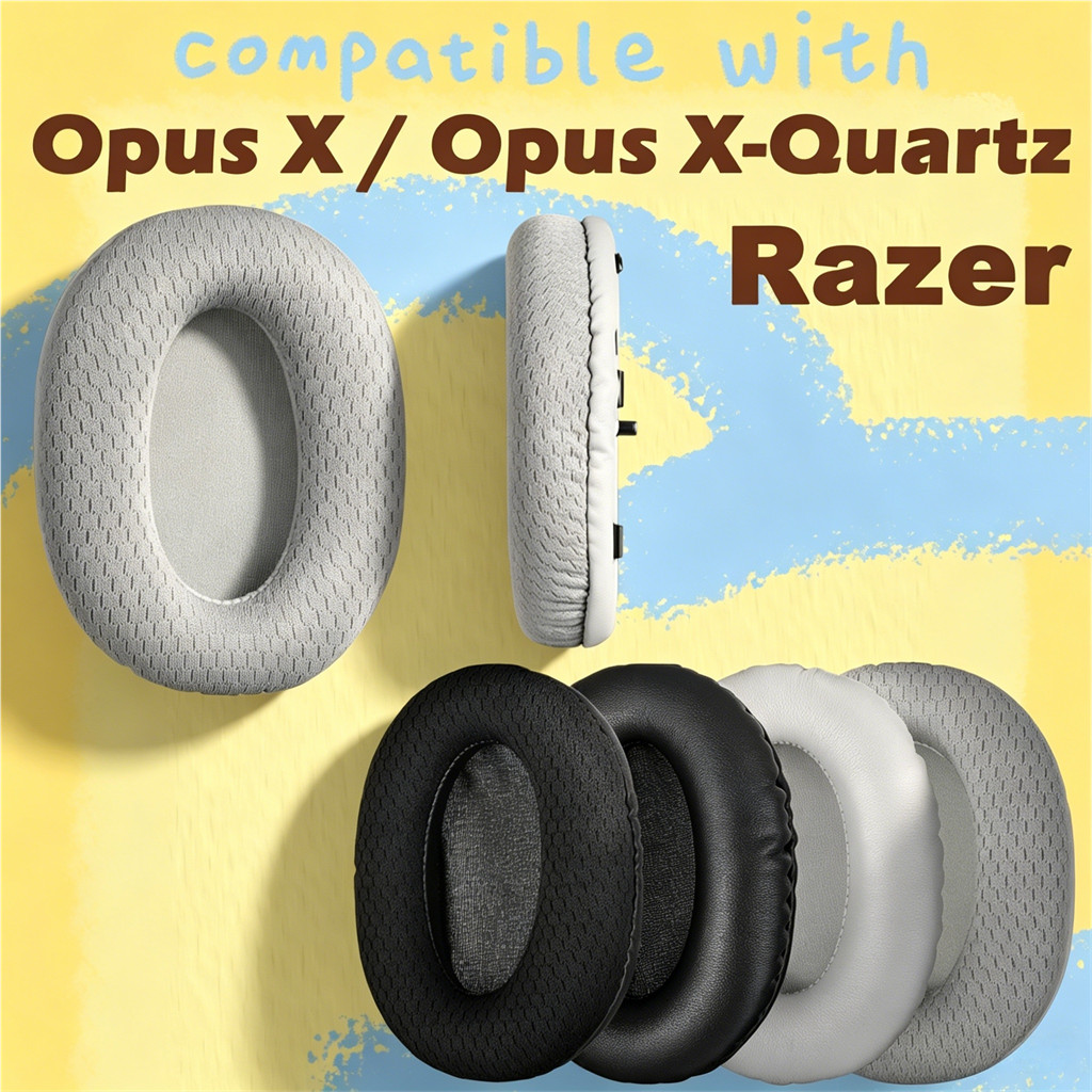 เหมาะสําหรับ Razer Opus X / Opus X-Quartz เปลี่ยนหูฟังฟองน้ําแผ่นรองหูฟัง