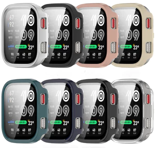 Hard Shell Glass Screen Protector สําหรับ Amazfit Bip Max Full Frame สําหรับ amazfit bip max สมาร์ทนาฬิกากันชนป้องกัน