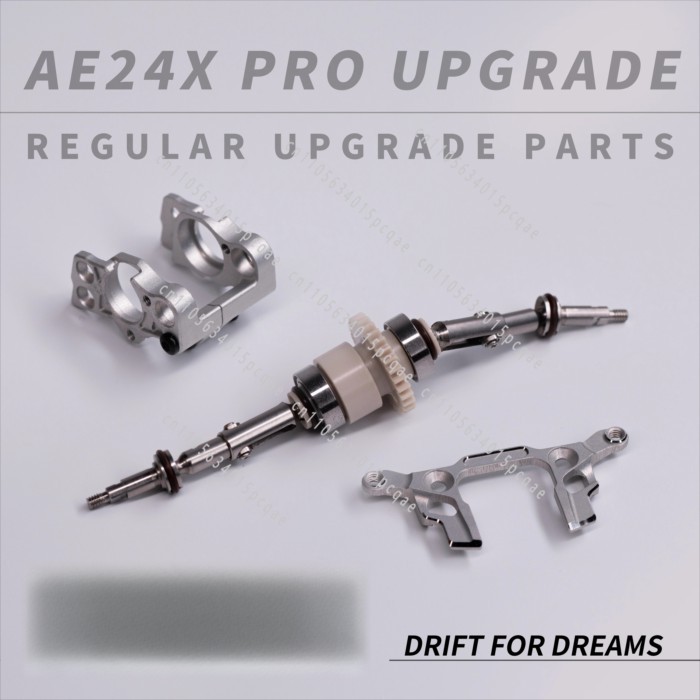 AE24X-op Upgrade, Gearbox/front Suspension Frame/rear Straight Shaft, Drift Mosquito Car 1/24RC AE