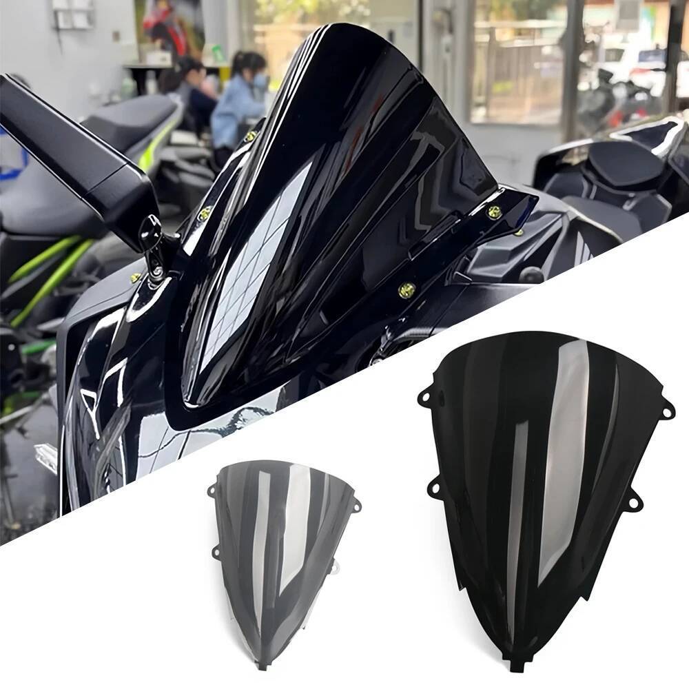 2019-2025 สําหรับ Honda CBR650R CBR 650R CBR 650 R CBR650 R รถจักรยานยนต์กระจกกระจก Double Bubble กร
