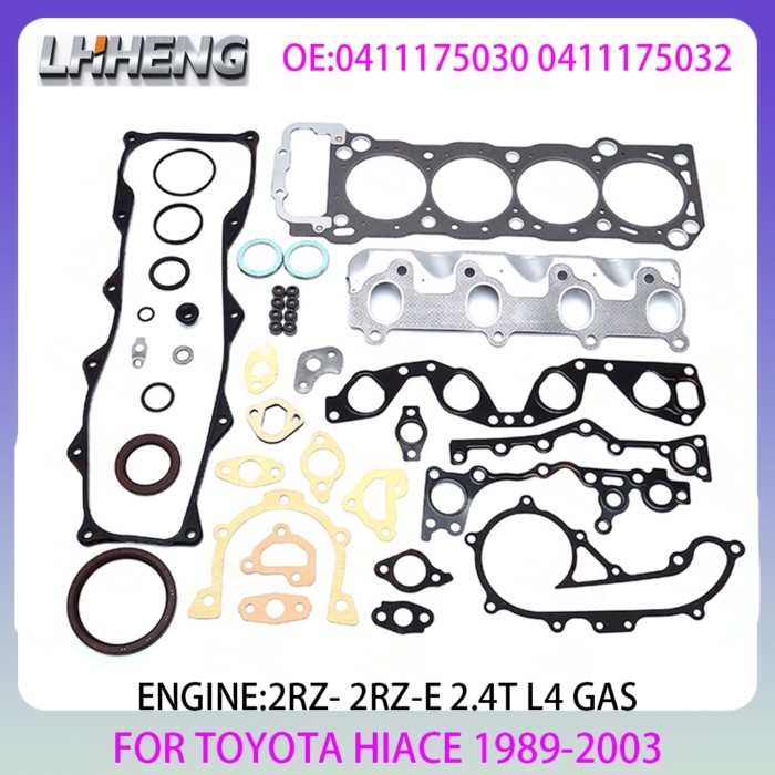 2RZ 2RZ-E ENGINE gasket set For TOYOTA HIACE RZH103 RZH183 RZH125 RCH103 RCH113 2.4L 2.4 L T L4 GAS
