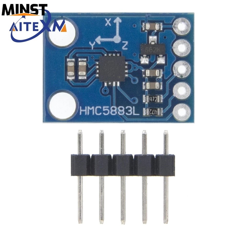 GY-273 GY273 QMC5883L โมดูล Triple แกนเข็มทิศ Magnetometer Sensor 3V-5V I42