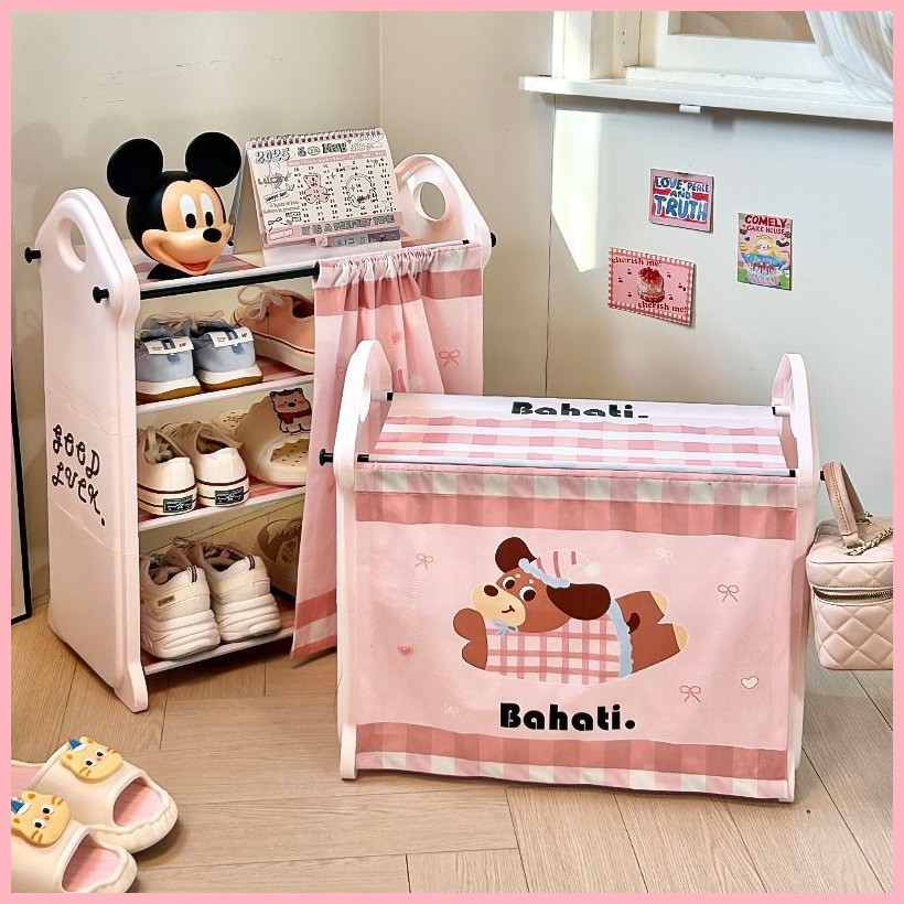 งรองเท้าคุณภาพสูงสําหรับครัวเรือนหลายชั้นประตูกันฝุ่นตู้รองเท้ารองเท้าให้เช่าการจัดเก็บหอพักชั้นเก็บ - รูปที่ 7