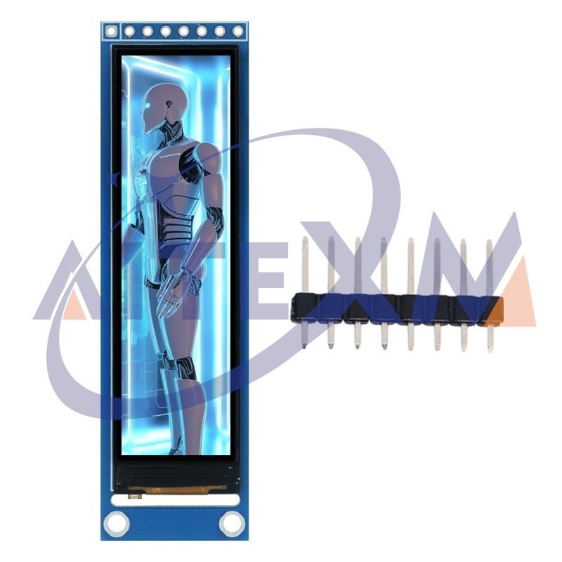 2.25 นิ้ว TFT LCD 2.8V-3.3V ST7789 หน้าจอขนาดเล็ก 76*284 โมดูล LCD Full View SPI หน้าจอสี