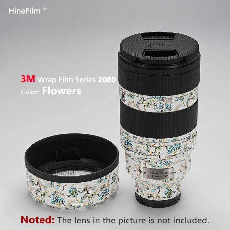 ▥ Hinefilm ผิวสําหรับ Fe50-150 F2 เลนส์รูปลอกผิวสําหรับ Sony 50 150 Wrap สําหรับ Sony FE 50-150