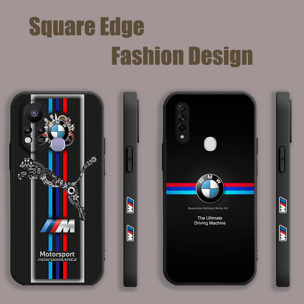 ปลอกสําหรับ Redmi หมายเหตุ 12 Pro 13 Pro K70 Pro 13C A2 Plus JDM Racing รถ BMW M คาร์บอน PUMA โลโก้ 