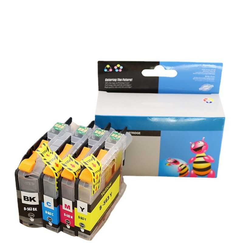 เหมาะสําหรับ Brother Brother LC563BK LC563 ตลับหมึก MFC-J2510 MFC-J3520 All-in-One Machine