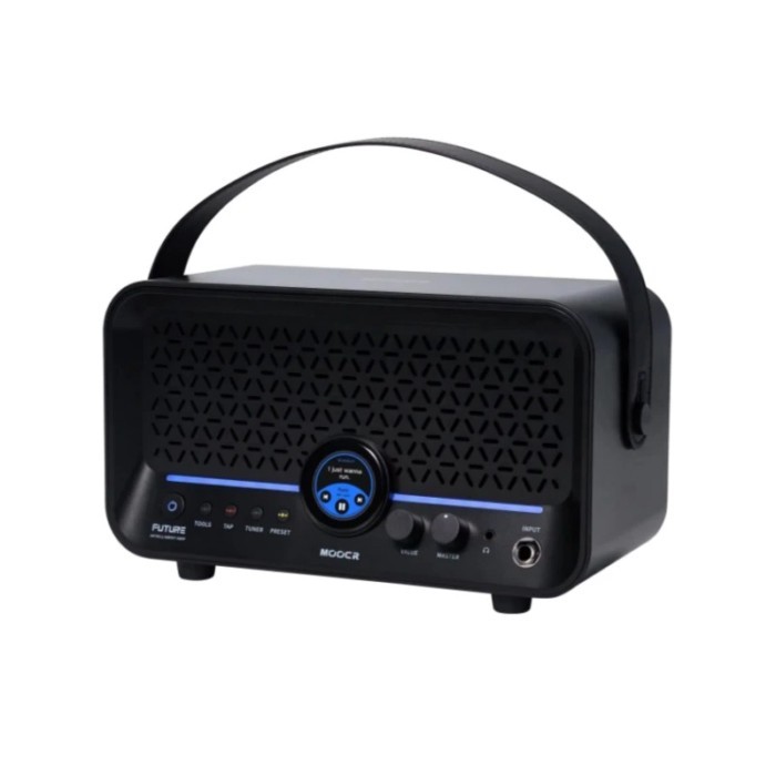 Speaker with 15 Watt Stereo Amplifier, 2 2-inch Speakers for Electric Guitar and Bass Mooer F15i Li