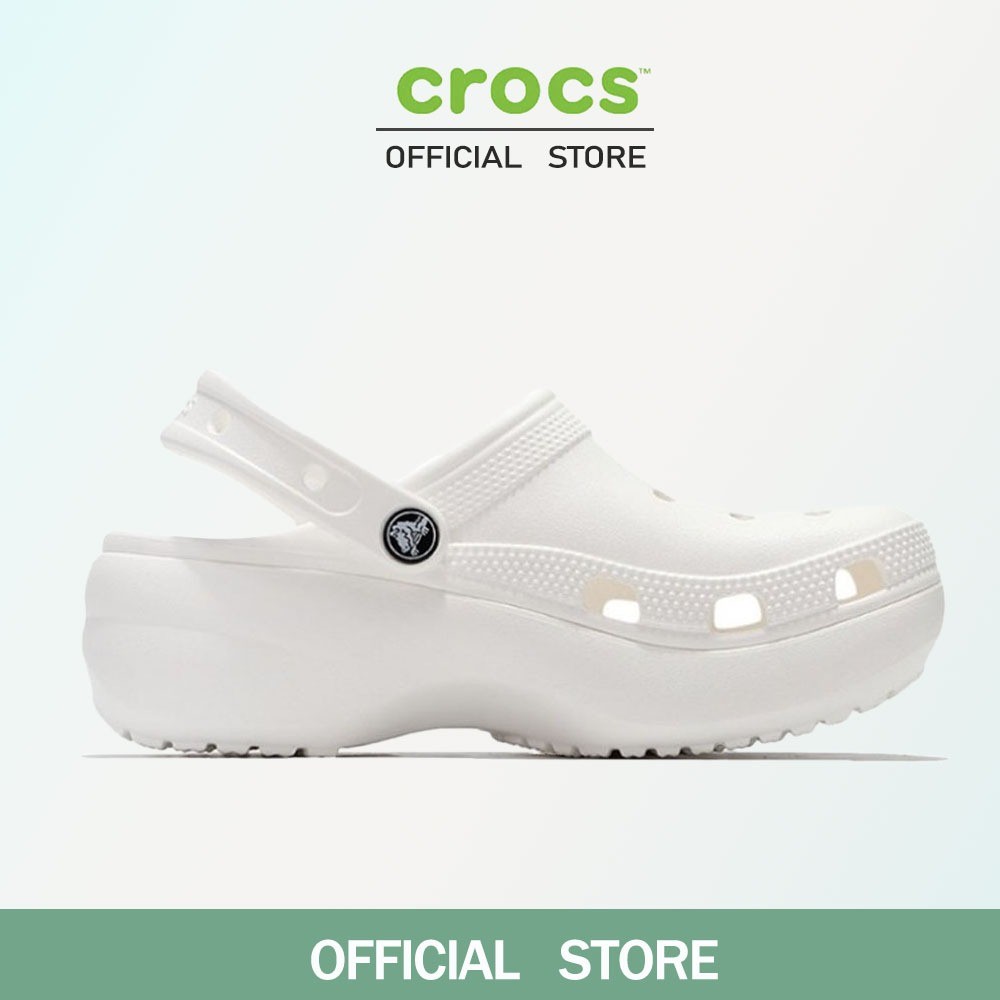 ♞,♘,♙CROCS Classic Platform Clog รองเท้าลำลองผู้หญิง FBC