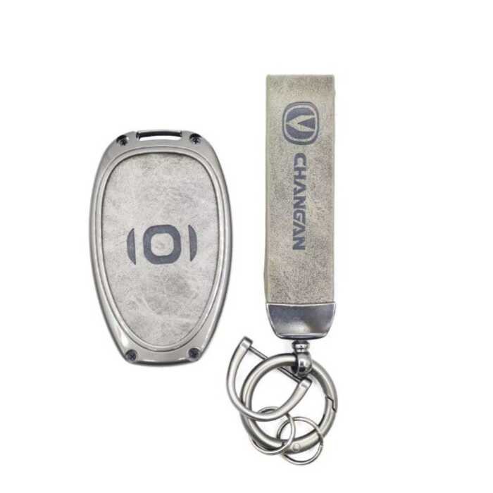 Changan Qiyuan A07 ฝาครอบกุญแจเหมาะสําหรับ 2023 รถ Qiyuan A07 Key รวมทุกอย่างโลหะเคสป้องกันหัวเข็มขั