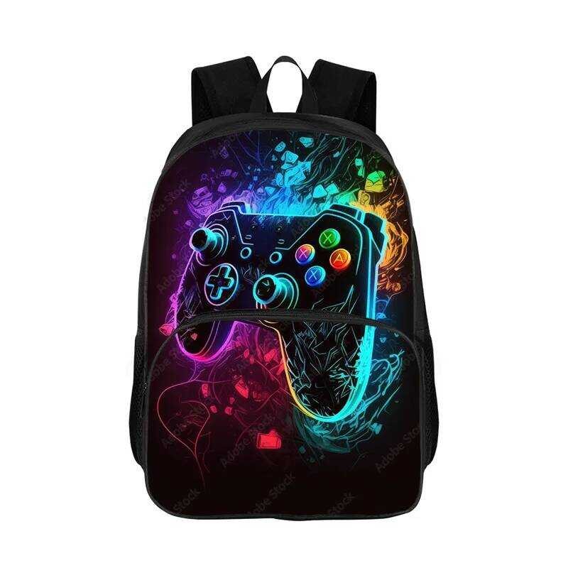 C C Lightweight Game Controller Bacpac Double Layer Thicened School 40Cm/15.7Inch Bacpac Men Woman