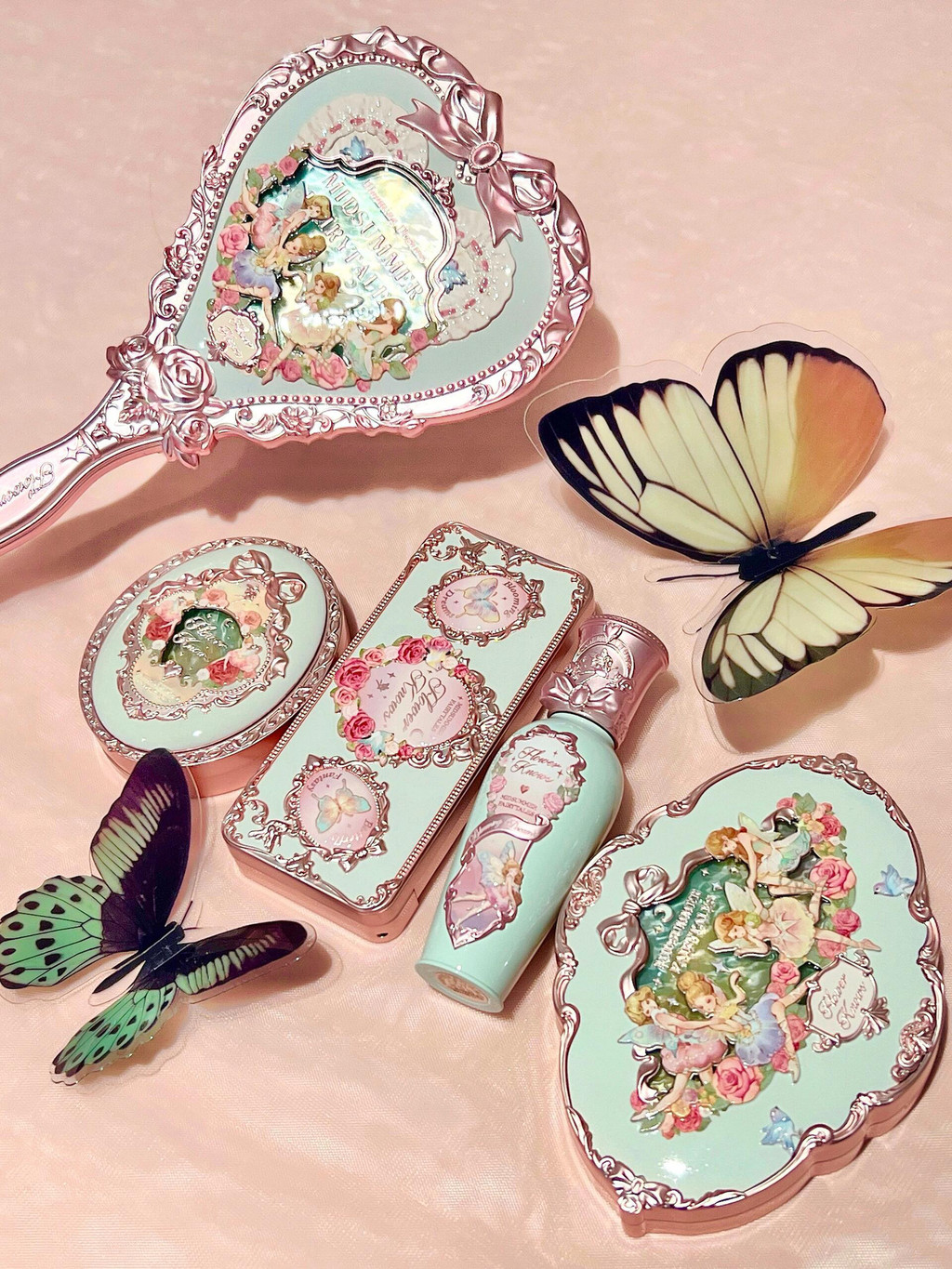 Flowers Know Midsummer Night Eyeshadow Floating Five Shadow Plate Matte Pearl Earth Makeup Play Pla