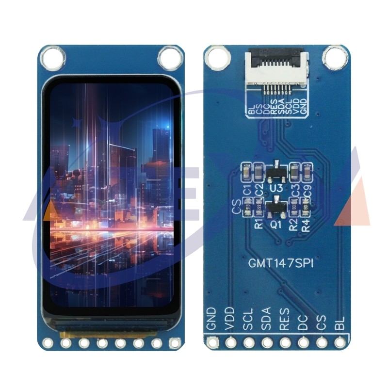 1.47 "1.47 นิ้ว TFT หน้าจอ LCD ST7789 หน้าจอขนาดเล็ก 172*320 จอแสดงผล LCD มุมมองเต็มรูปแบบหน้าจอสี SPI