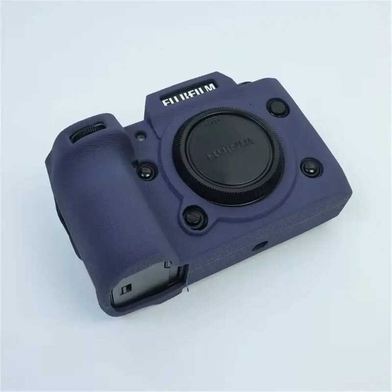 ▥ ซิลิโคนอ่อนเกราะกล้องสําหรับ Fujifilm X-H2 X-H2s Fuji Xh2 Xh2s ยางฝาครอบผิว