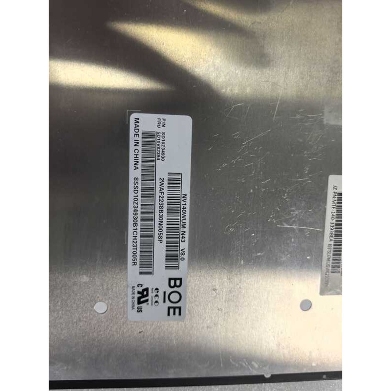 หน้าจอโน๊ตบุ๊ค Lenovo Thinkpad E14 GEN5 ประกอบ NV140WUM-N43V8.0