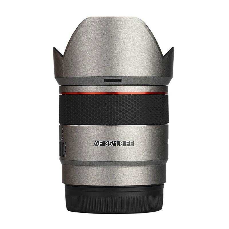 ▥ Hinefilm ผิวสําหรับ Af35 F1.8 สําหรับ Sony Mount เลนส์ผิวสําหรับ Samyang 35 มม.F1.8 เลนส์สติก