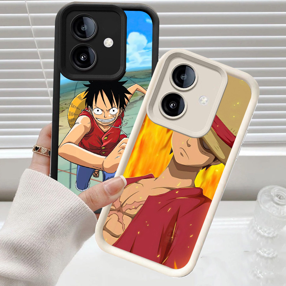 SAMSUNG CH74 One Piece Luffyปลอกอ่อนสําหรับSamsung Galaxy F04 A04E A05 M04 A06 5Gป้องกันกรณี