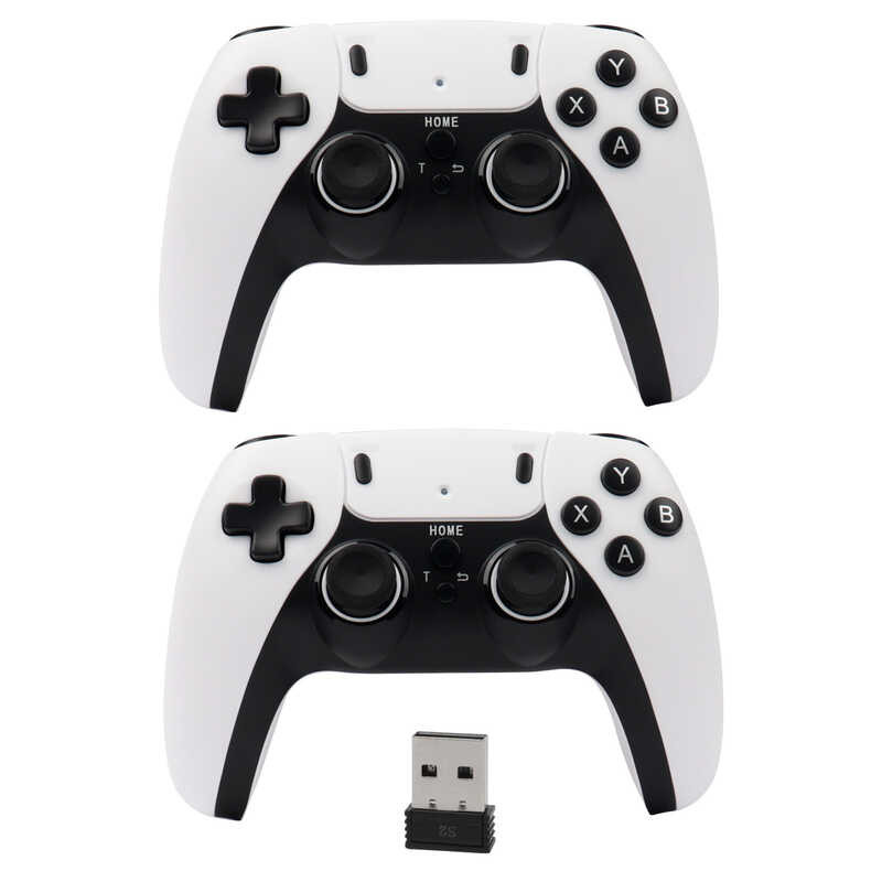 Doubles 2.4G Wireless Gamepad One for Two j Computer PC Android Game Box เชี่ยวชาญใน 8 จับ