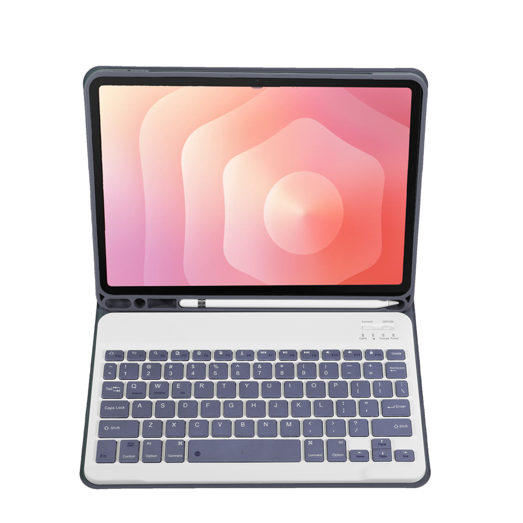 กรณีสําหรับแท็บเล็ต Galaxy Tab S11 S10FE S9FE S9 ultra-thin ที่ถอดออกได้บลูทูธคีย์บอร์ด TabS11 TabS1
