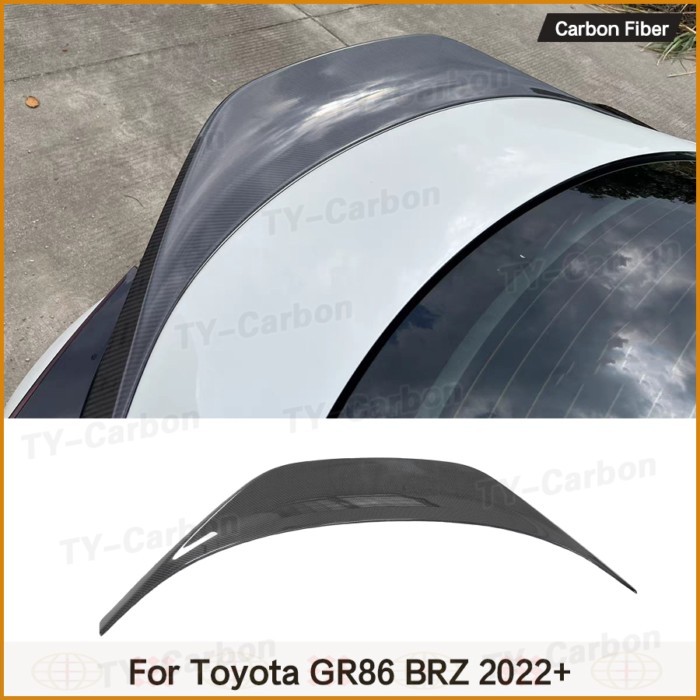 For Subaru BRZ Toyota GR86 ZN8 ZN8 2022+ Real Carbon Fiber Car Rear Trunk Spoiler Car Rear Trunk Sp