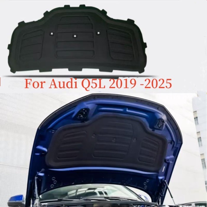 2019 -2025 for Audi Q5 Q5L  Auto Hood Engine Sound Heat Insulation Cotton Pad Soundproof Heat Insul
