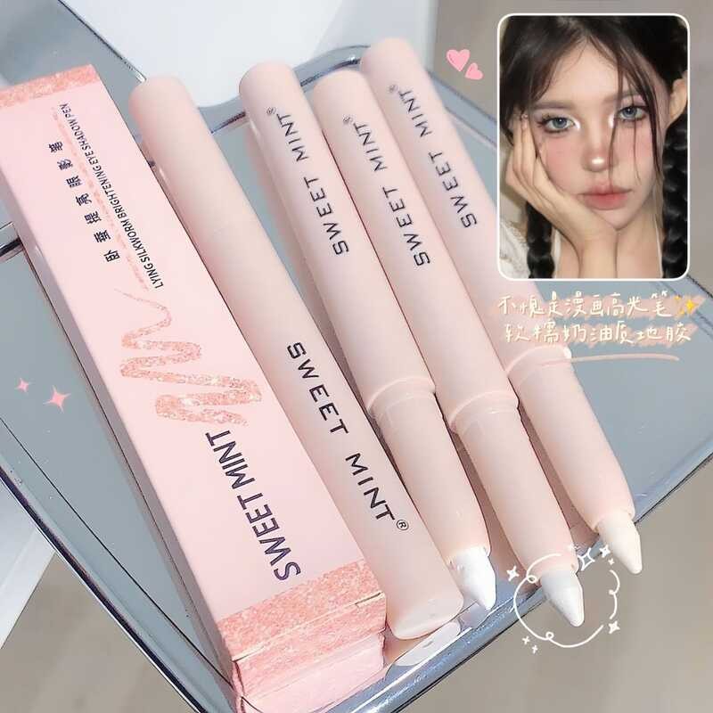 SWEETMINT Lying Silkworm Brightening Eyeshadow Pen All-Match แต่งหน้า Brightening Eye จมูกหมุน Lying