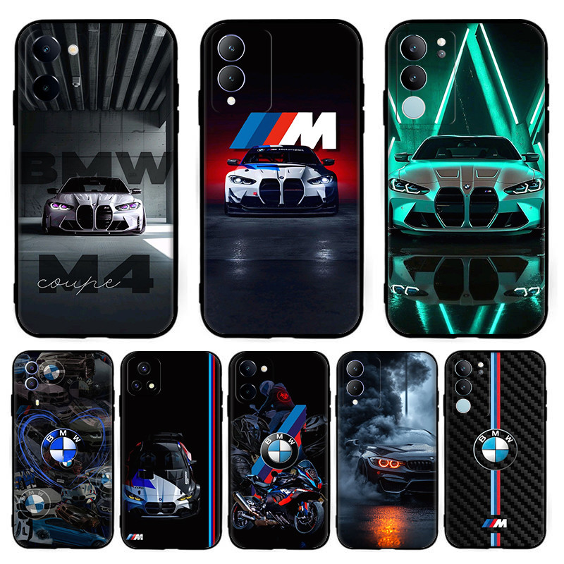 W[8] รถ bmw สําหรับ Vivo V7 Plus Y79 V9 Y85 Y89 V11i V11 V15 V20 Pro V19 SE Y70 V21 TPU ซิลิโคนเคสโท