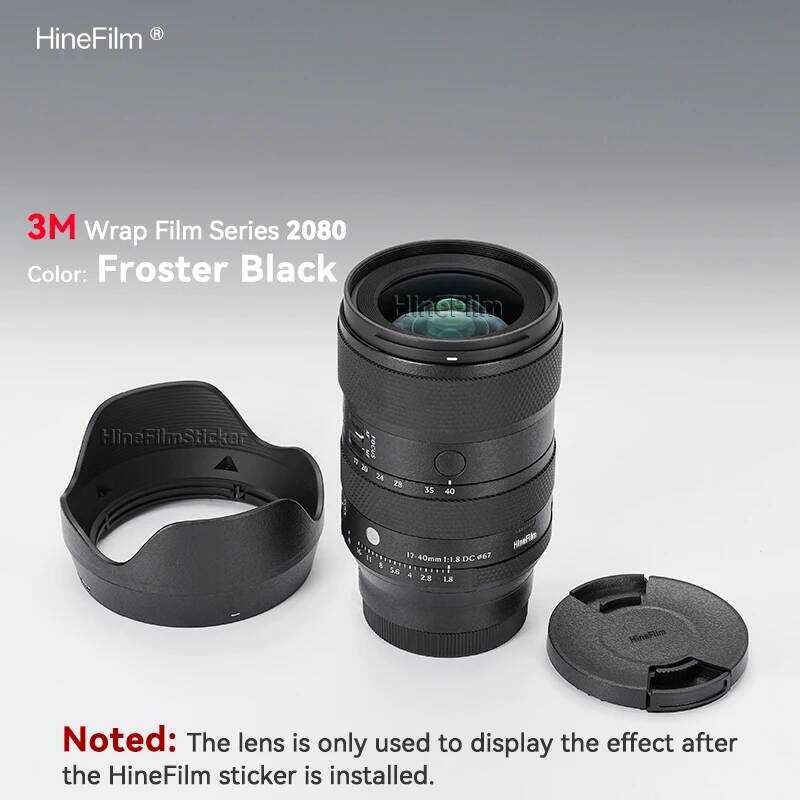 ▥ Hinefilm ผิวสําหรับ F1.8 สําหรับ Sony เลนส์ผิวสําหรับ Sigma 17-40 มม.F1.8 DC Art สติกเกอร์ 17