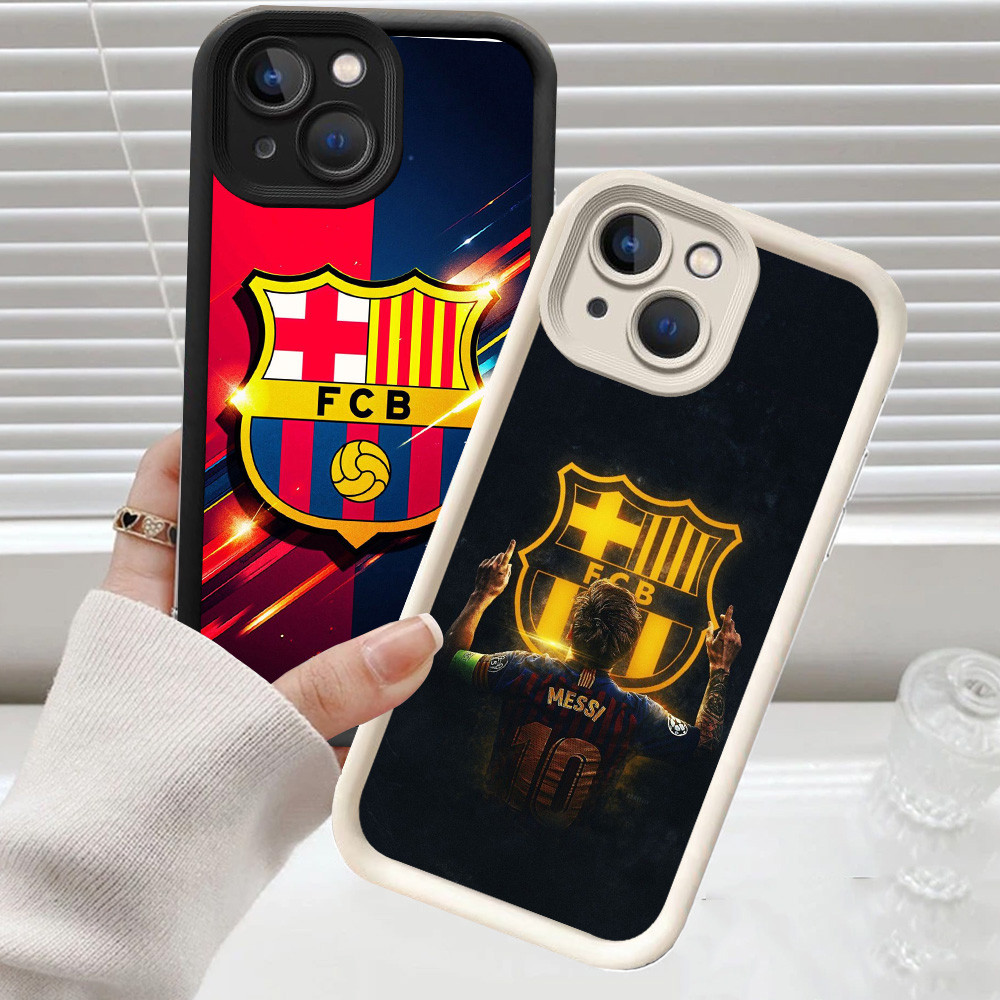CH3 Barcelona Soft Case สําหรับ iPhone 8 13 7 14 Pro Max Plus เคสป้องกัน