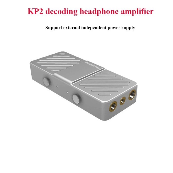 KP2 HIFI Headphone Amp-decoder with Dual CS43198 DACs Supports DSD256 32BIT 384KHz Lossless Decodin