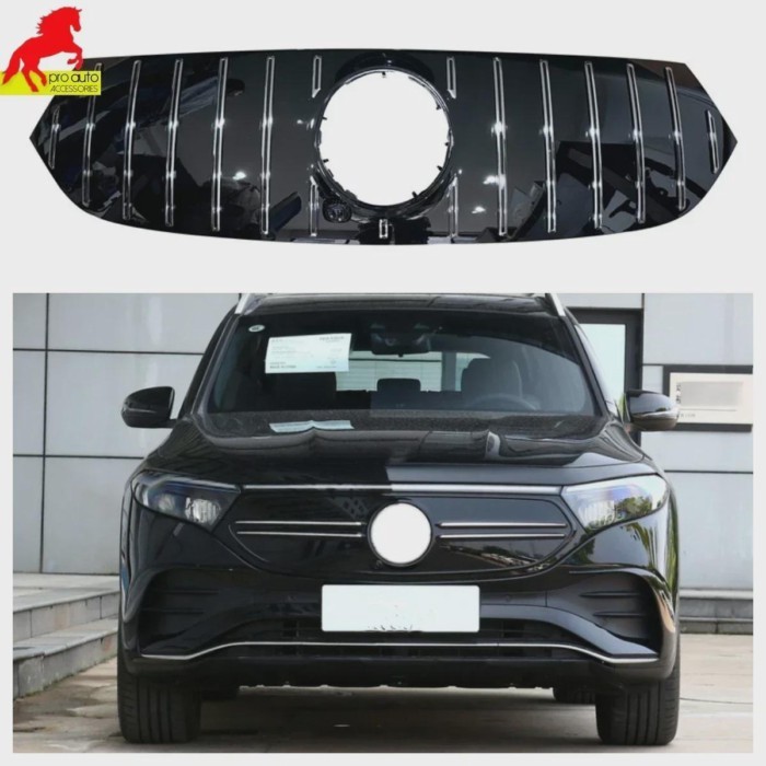 For Mercedes Benz EQB AMG EQB53 X243 2022-2024 Front Bumper Grille GT Grill Racing Grills Cover Car