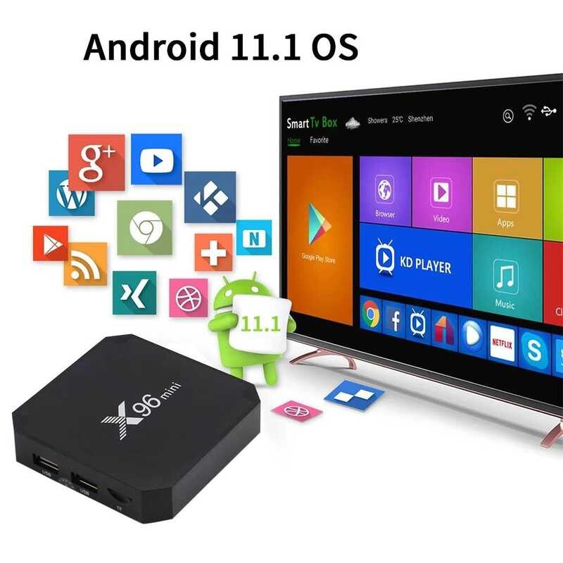 ▥ Original X96 Mini Android 9.0 สมาร์ททีวีกล่อง Amlogic รูปที่ 3